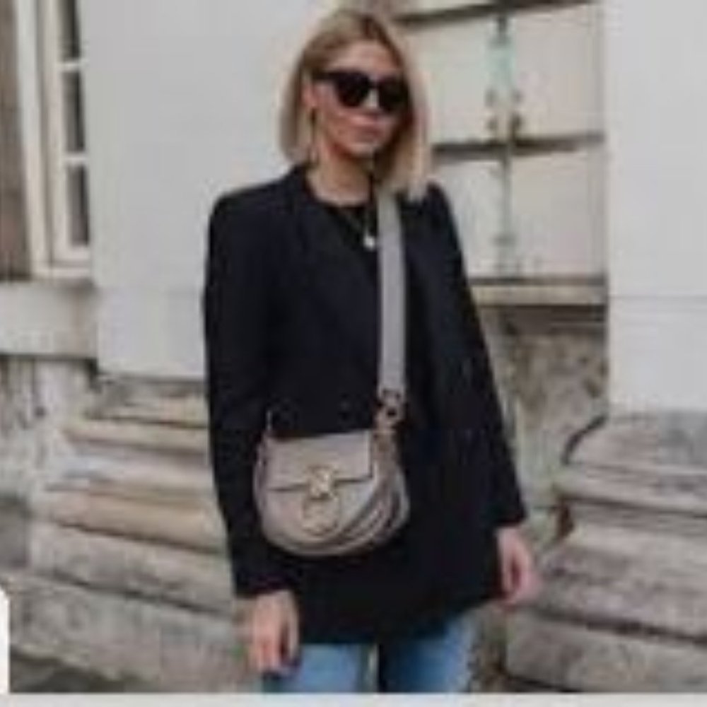 Chloe Tess handbag, small, in natural leather - Picture 9 of 9